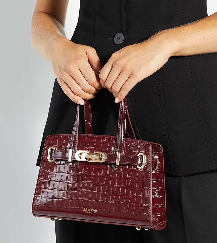 DINKYDEFINE Textured Satchel Bag