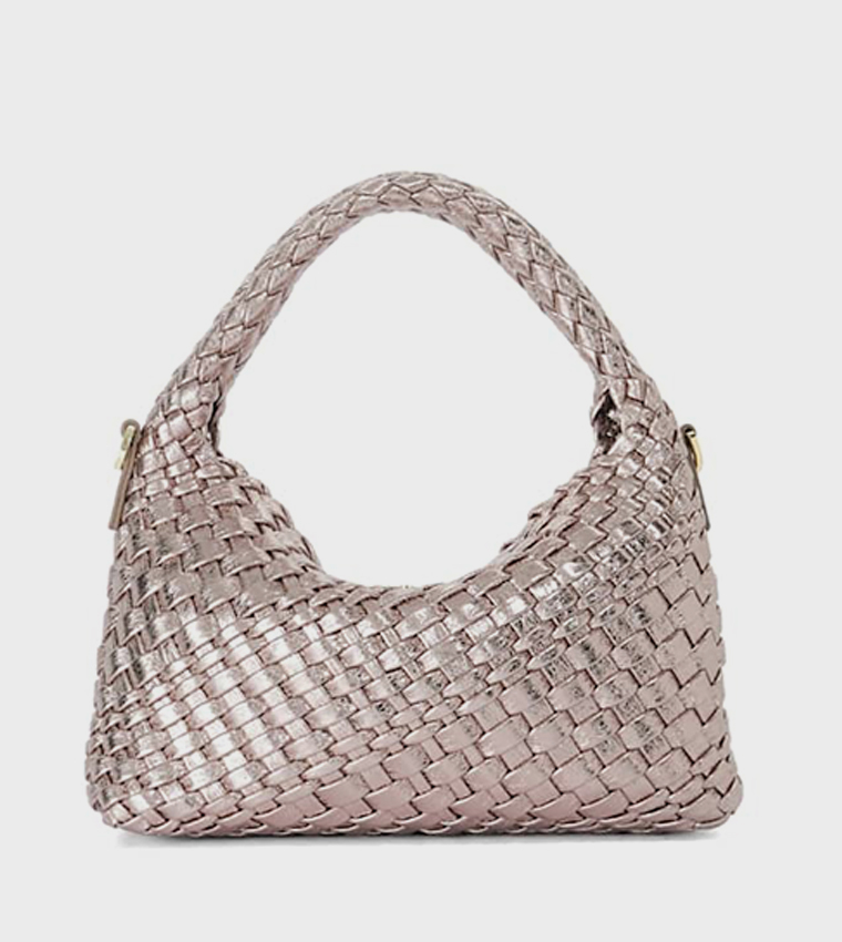 DINKYDELIBERATE Basket Weave Shoulder Bag
