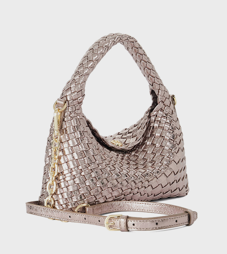 DINKYDELIBERATE Basket Weave Shoulder Bag
