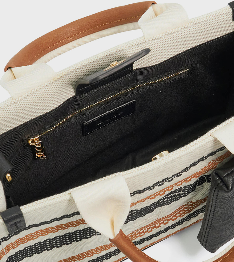 DINKYDELTRA Patterned Tote Bag