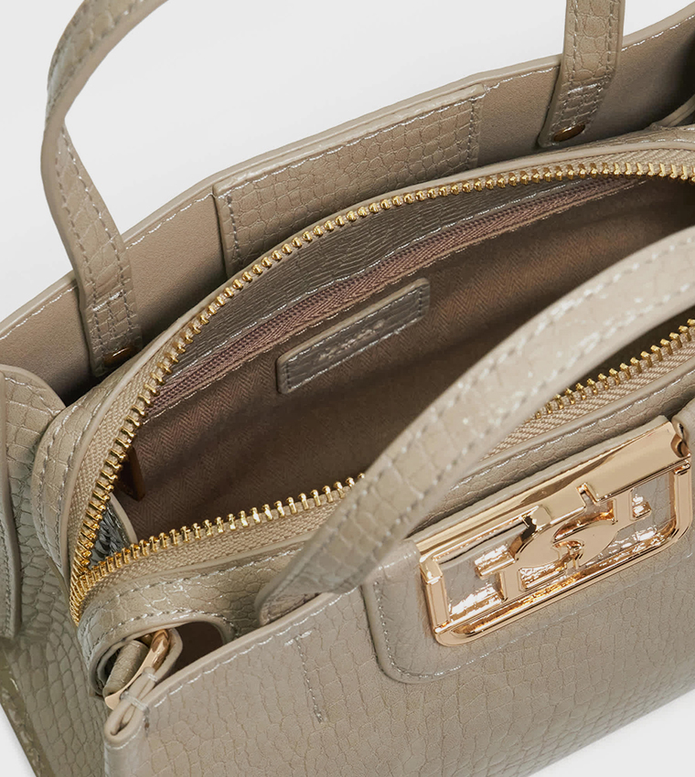 DINKYDIRECT Textured Satchel Bag