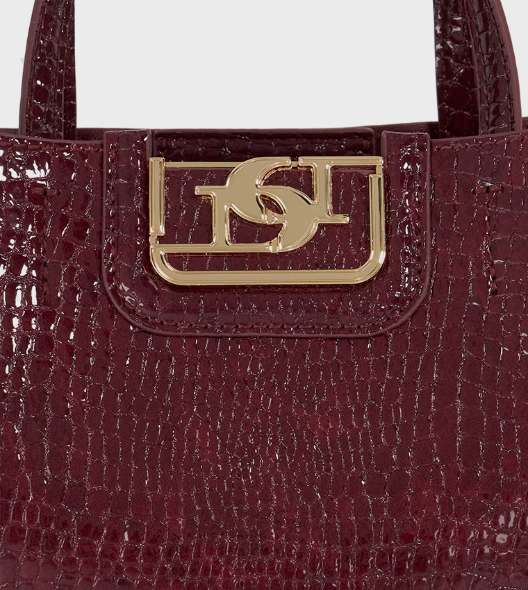 DINKYDIRECT Textured Satchel Bag