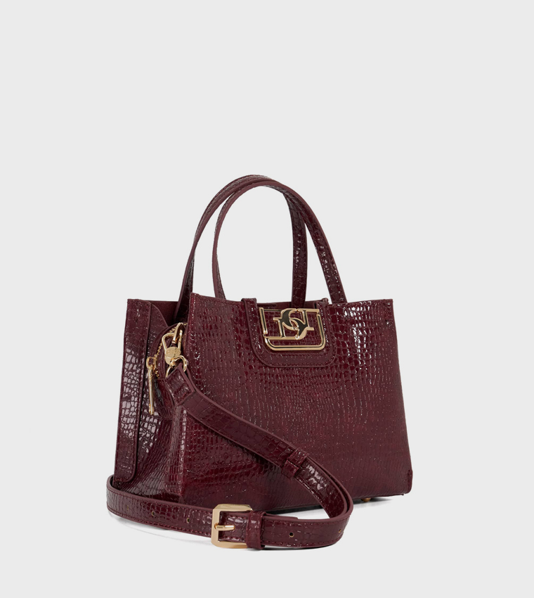 DINKYDIRECT Textured Satchel Bag