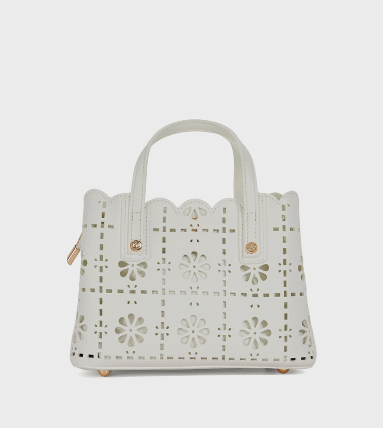 DINKYDORRY Laser Cut Satchel Bag