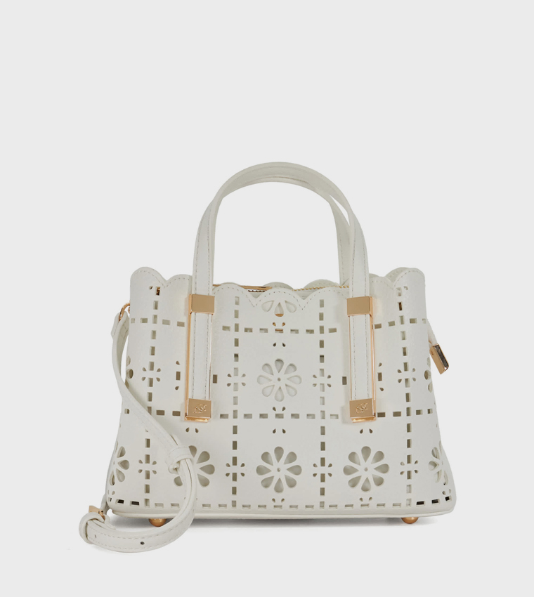 DINKYDORRY Laser Cut Satchel Bag