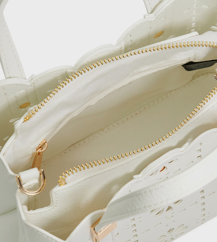DINKYDORRY Laser Cut Satchel Bag