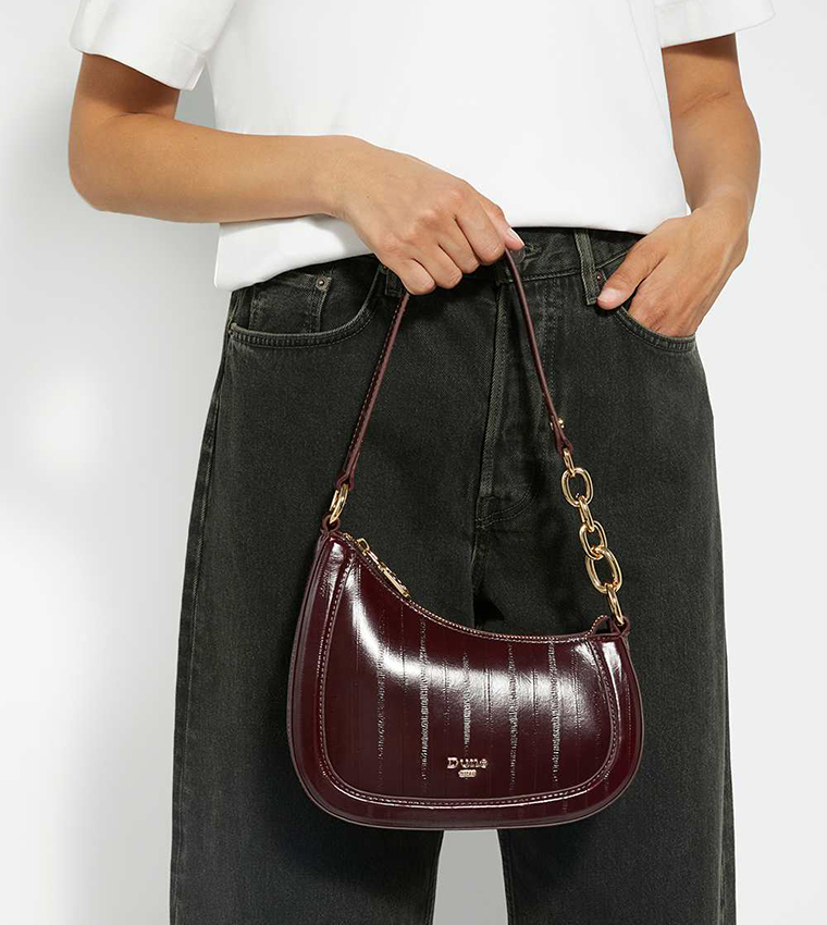 DIRECTION Textured Shoulder Bag