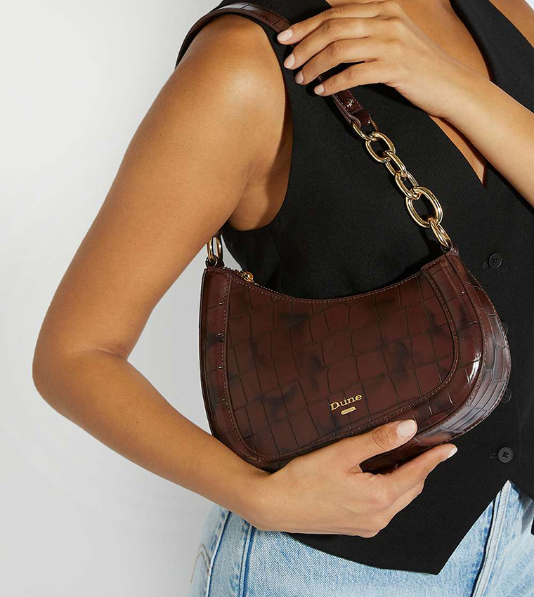 DIRECTION Textured Shoulder Bag