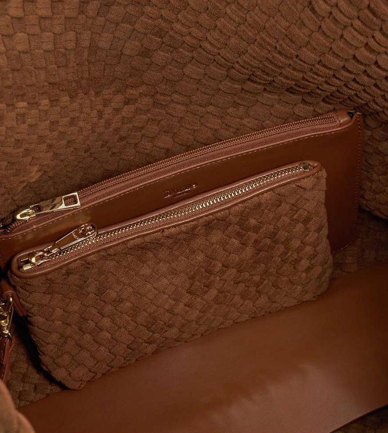 DELIBERATES Braided Shoulder Bag