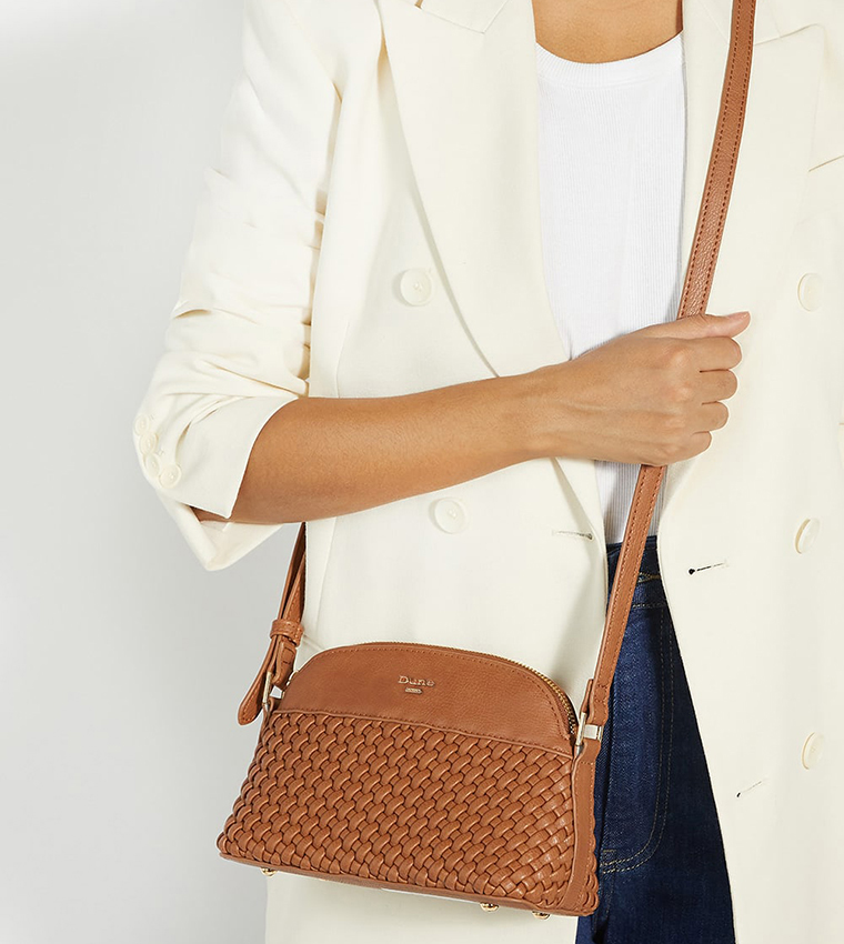 DISTINCT Braided Crossbody Bag