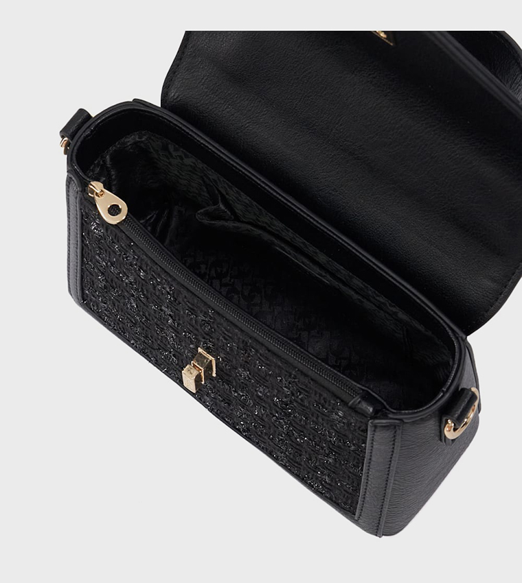 DLADYO Tweed Top Handle Bag