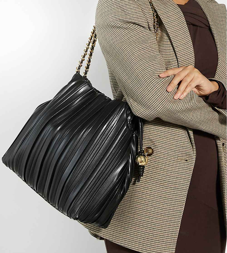 DOMINIC Textured Shoulder Bag