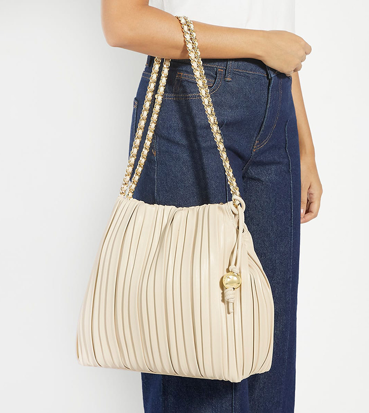 DOMINIC Textured Shoulder Bag