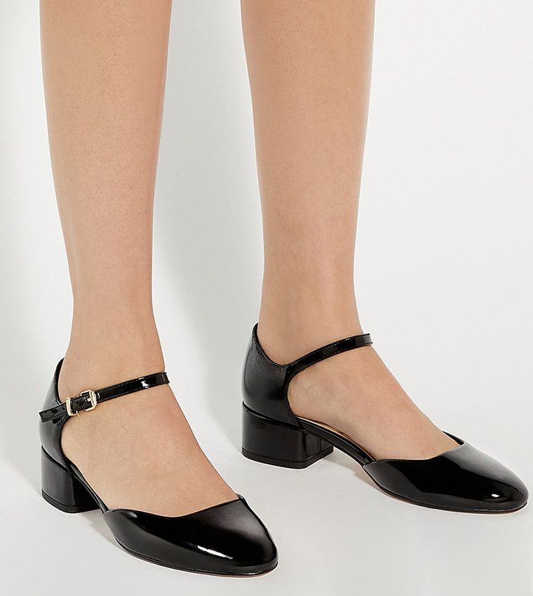 DOMINOS Ankle Strap Slingback Pumps