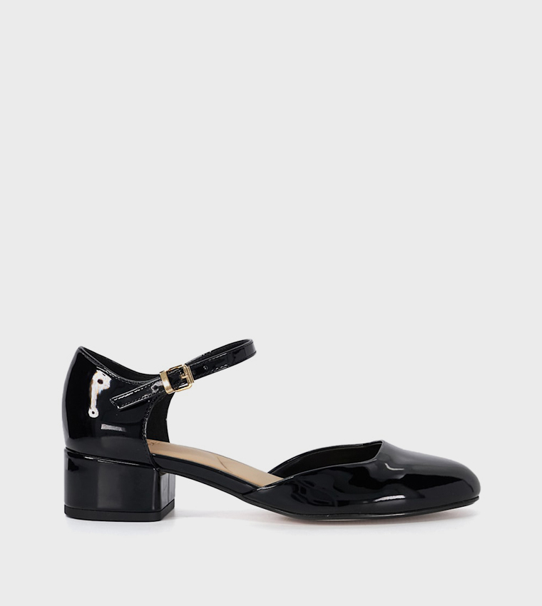 DOMINOS Ankle Strap Slingback Pumps