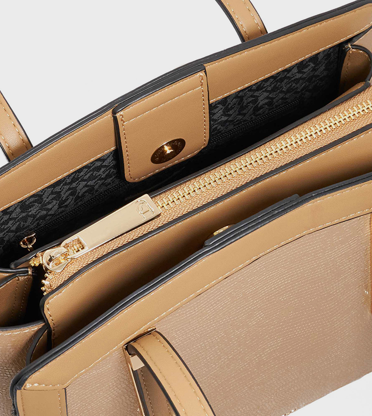 DORRIS Textured Tote Bag