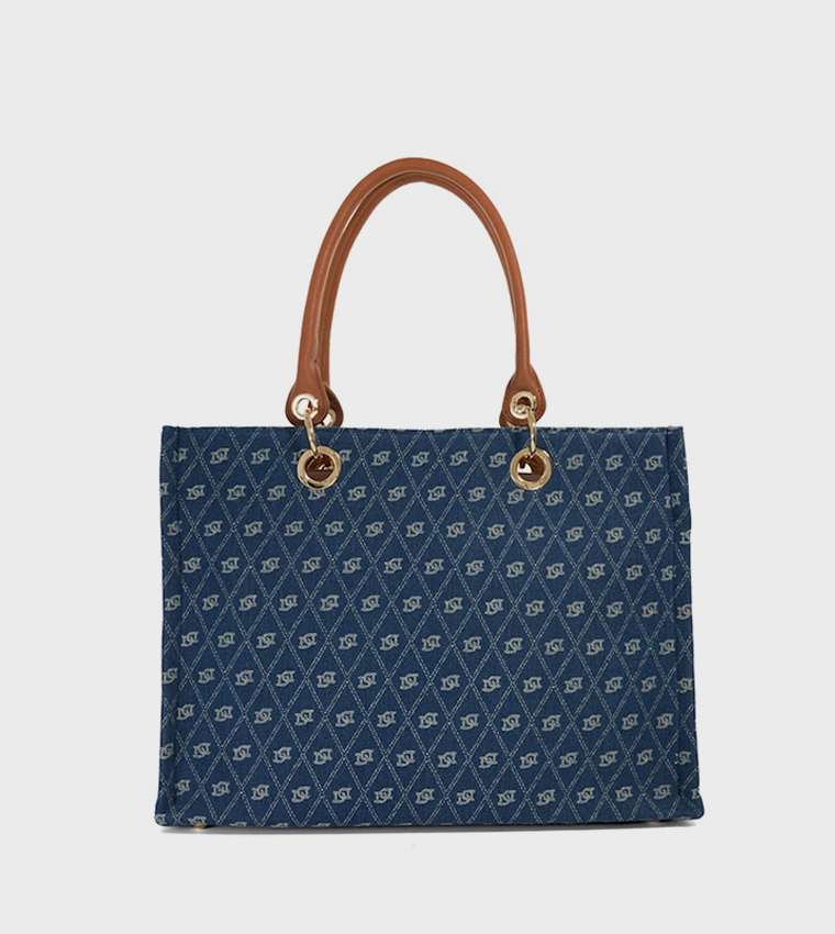 DOXSTON Patterned Tote Bag with Coin Pouch