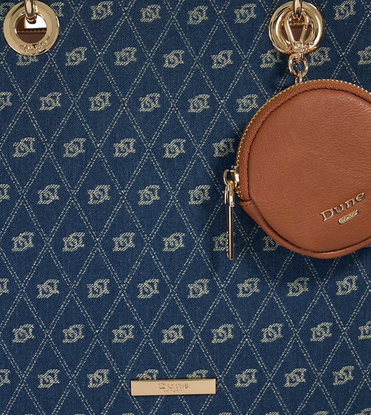 DOXSTON Patterned Tote Bag with Coin Pouch