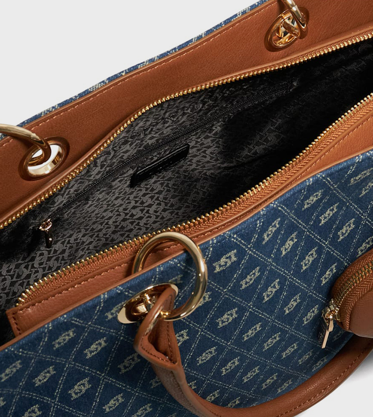 DOXSTON Patterned Tote Bag with Coin Pouch