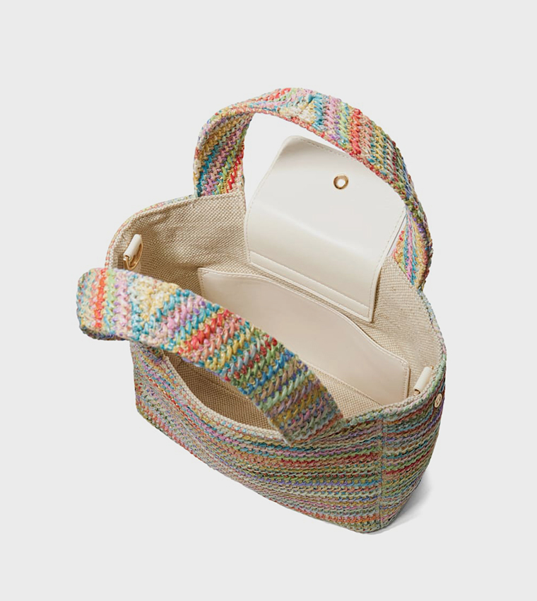 DRIOS Handwoven Handheld Bag