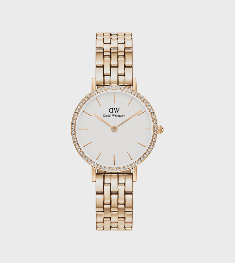 PETITE_STONE IN BEZEL Stone Studded Analog Watch