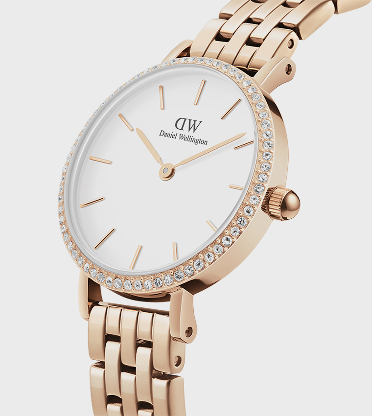 PETITE_STONE IN BEZEL Stone Studded Analog Watch