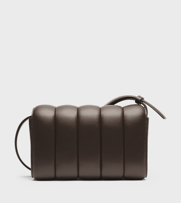Buy Daniel Wellington SADIE Quilted Large Crossbody Bag In Brown 6thStreet Bahrain