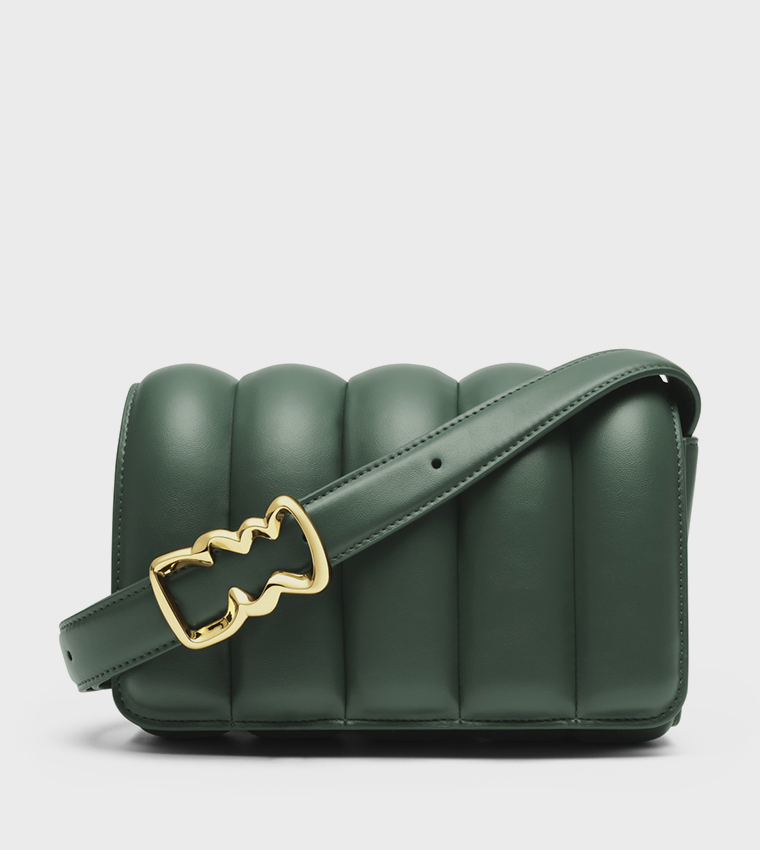 Buy Daniel Wellington SADIE Quilted Mini Crossbody Bag In Green 6thStreet Saudi Arabia