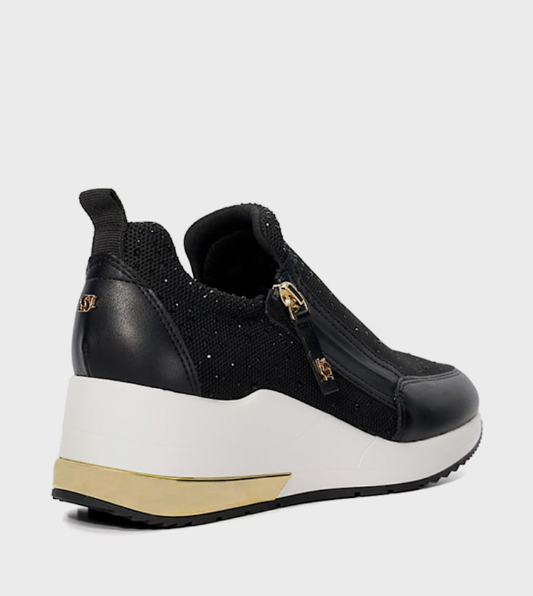 EDZELL Embellished Wedge Sneakers