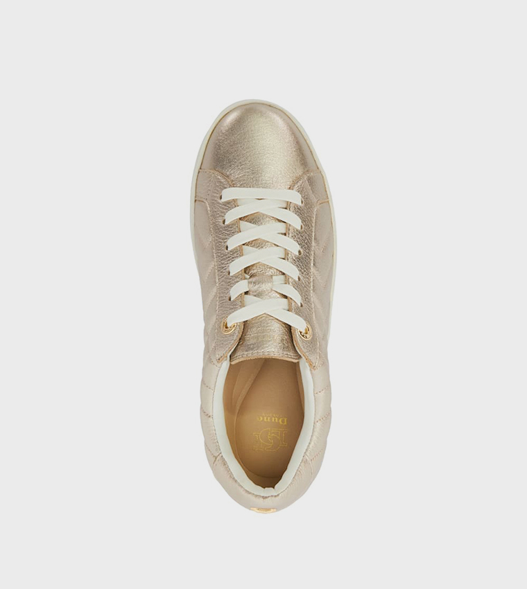 EGENT Quilted Lace-Up Sneakers