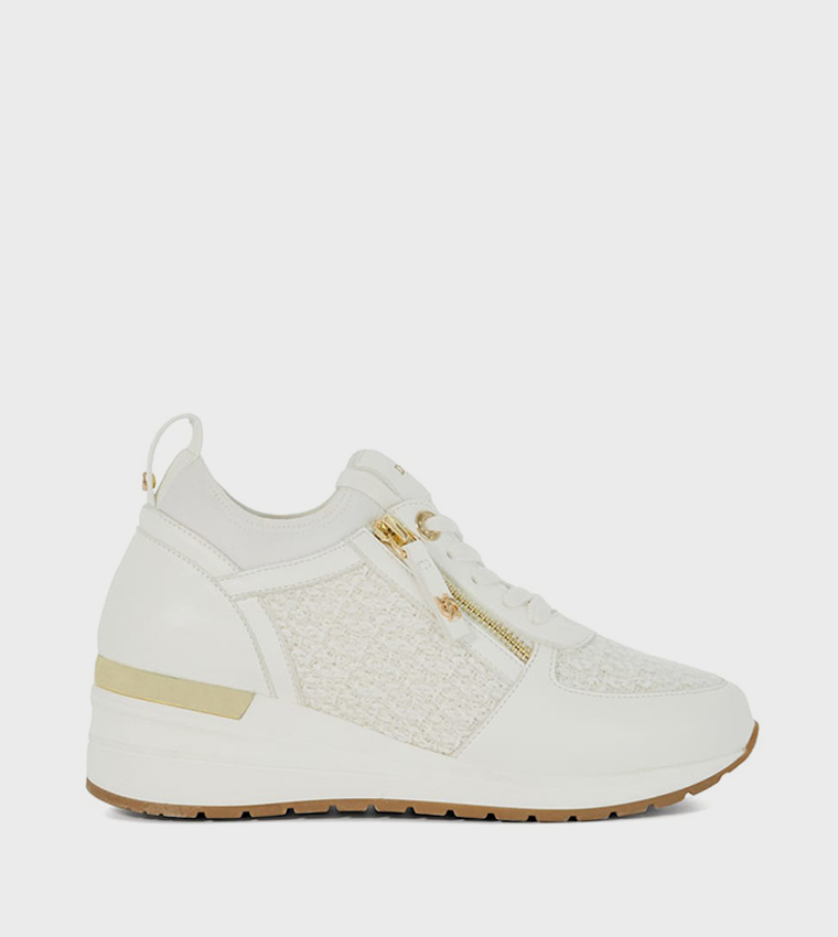 EILISIA Lace-Up Wedge Sneakers