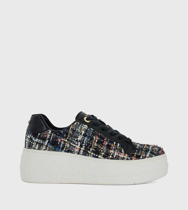 EPISODE Patterned Platform Sneakers