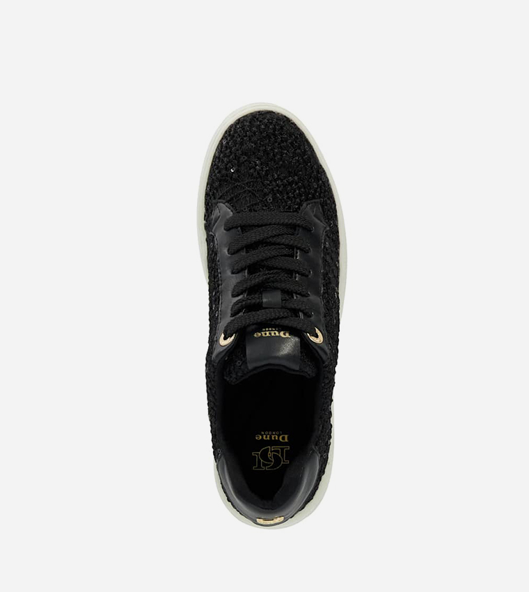 EPISODE Embellished Lace-Up Sneakers
