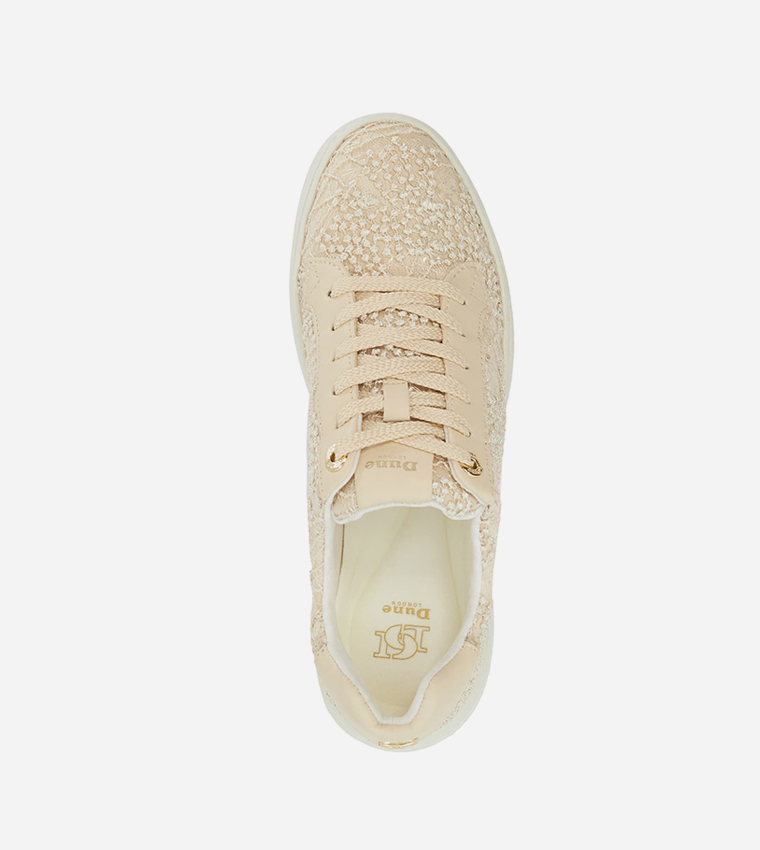 EPISODE Embellished Lace-Up Sneakers