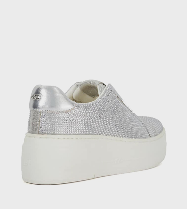 ESTHIE Embellished Platform Slip-On Shoes