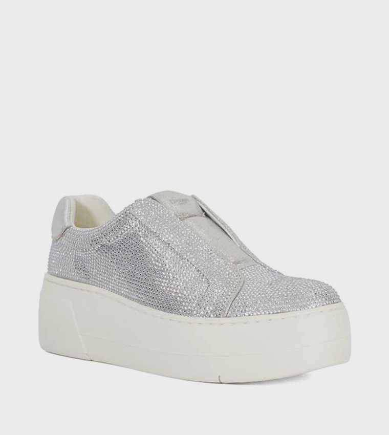 ESTHIE Embellished Platform Slip-On Shoes