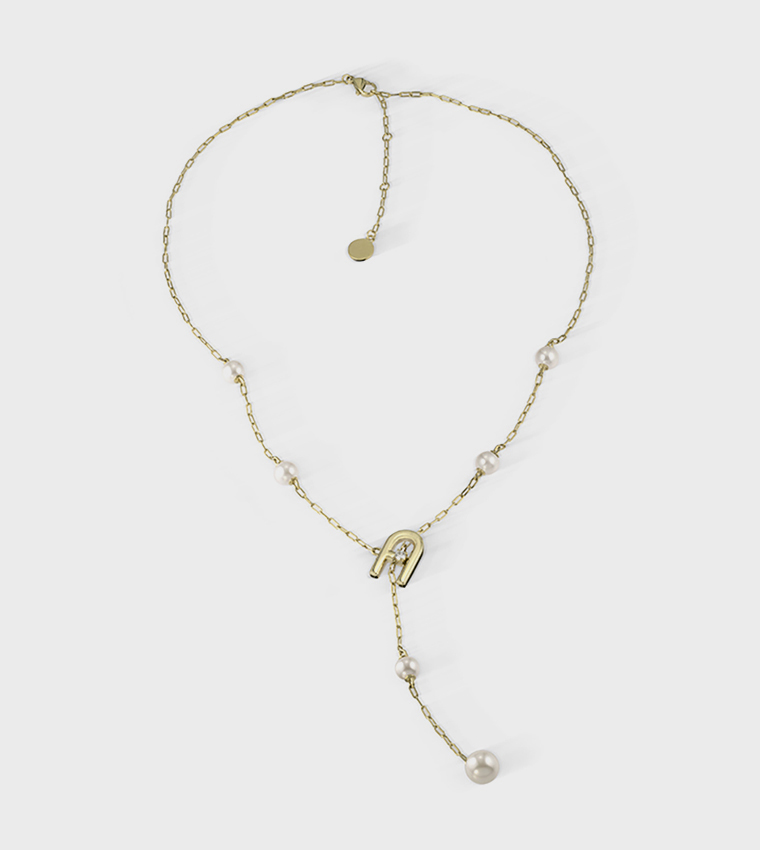 ARCH PEARL Embellished Necklace