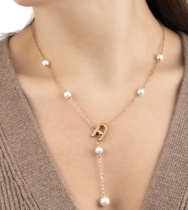 ARCH PEARL Embellished Necklace