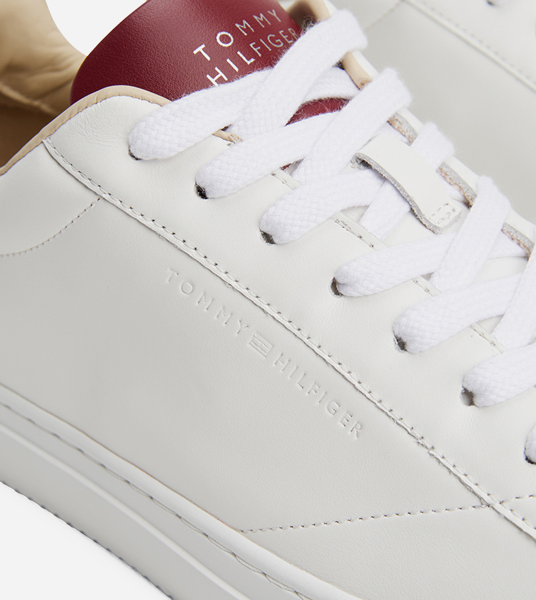 Logo Detail Lace-Up Sneakers