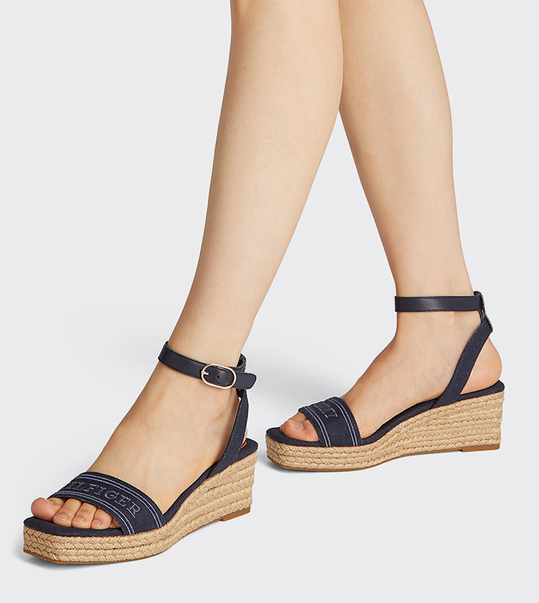 Ankle Strap Espadrille Wedges