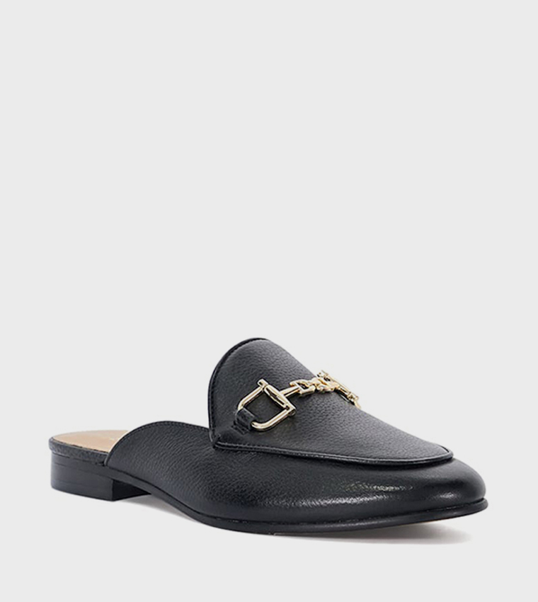 GLOW Textured Mule Loafers
