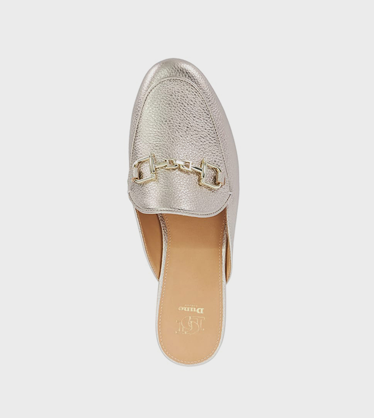 GLOW Textured Mule Loafers