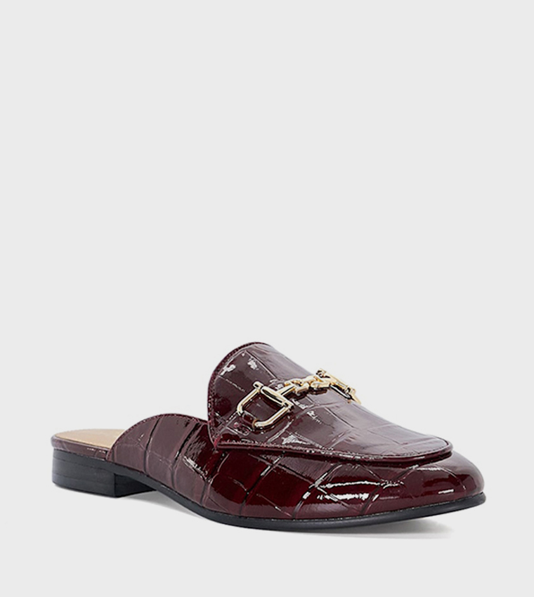 GLOW Textured Mule Loafers