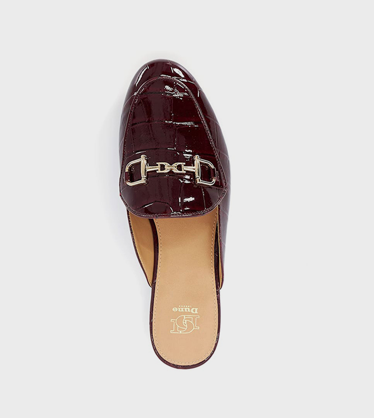 GLOW Textured Mule Loafers