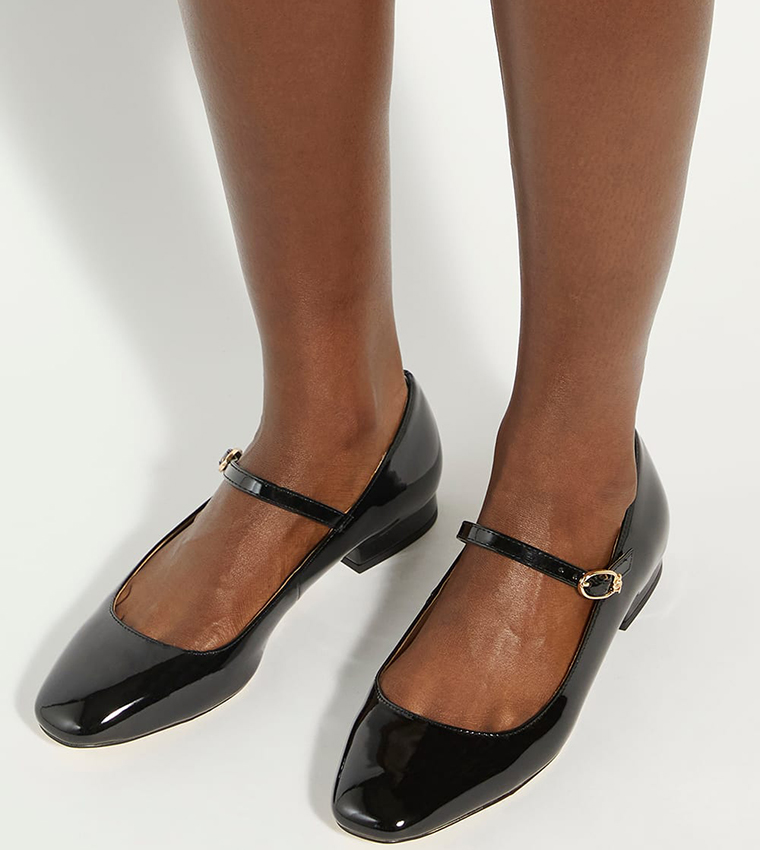 HABBS Ankle Strap Ballerinas