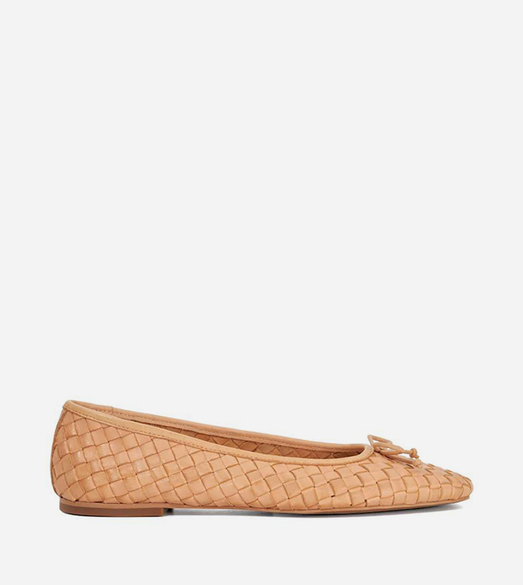 HEAT Bow Detail Ballerinas