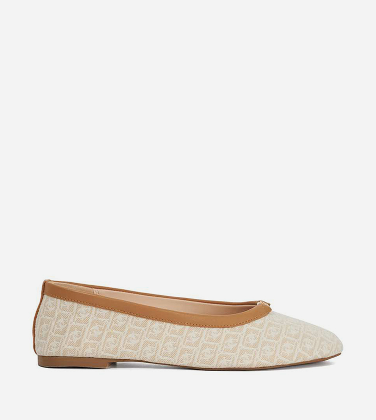 HONESTLY Monogram Patterned Ballerinas