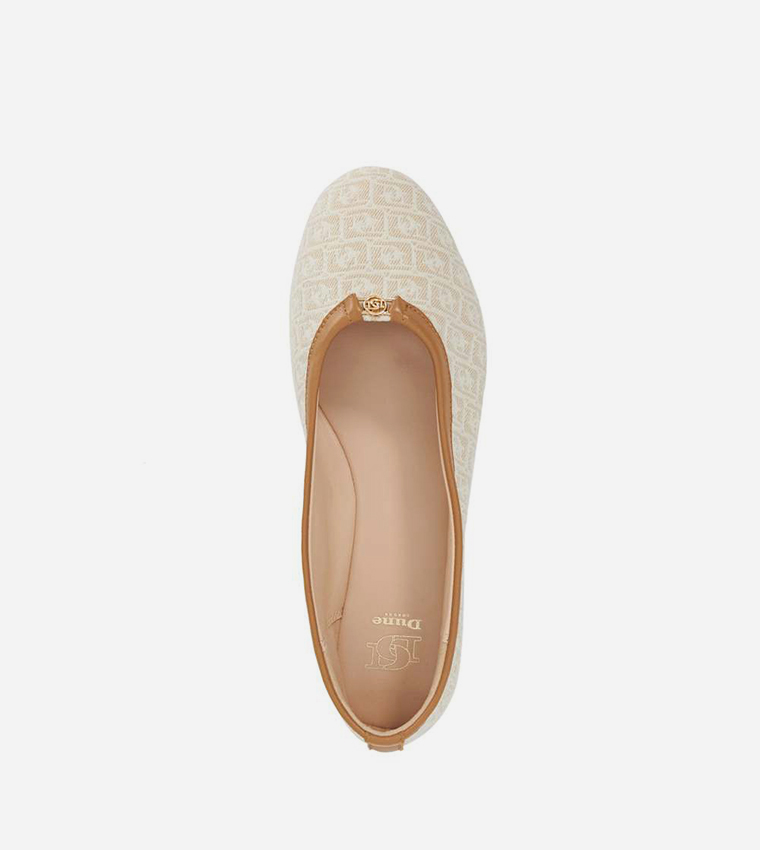 HONESTLY Monogram Patterned Ballerinas