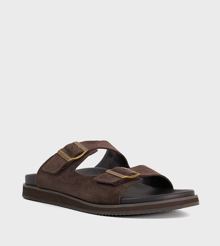 IDEA Solid Double Strap Sandals
