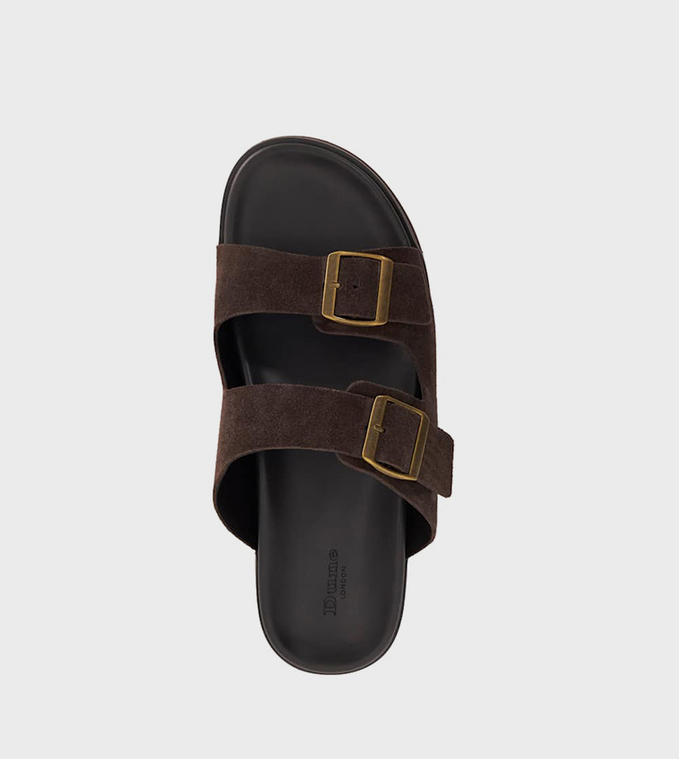 IDEA Solid Double Strap Sandals